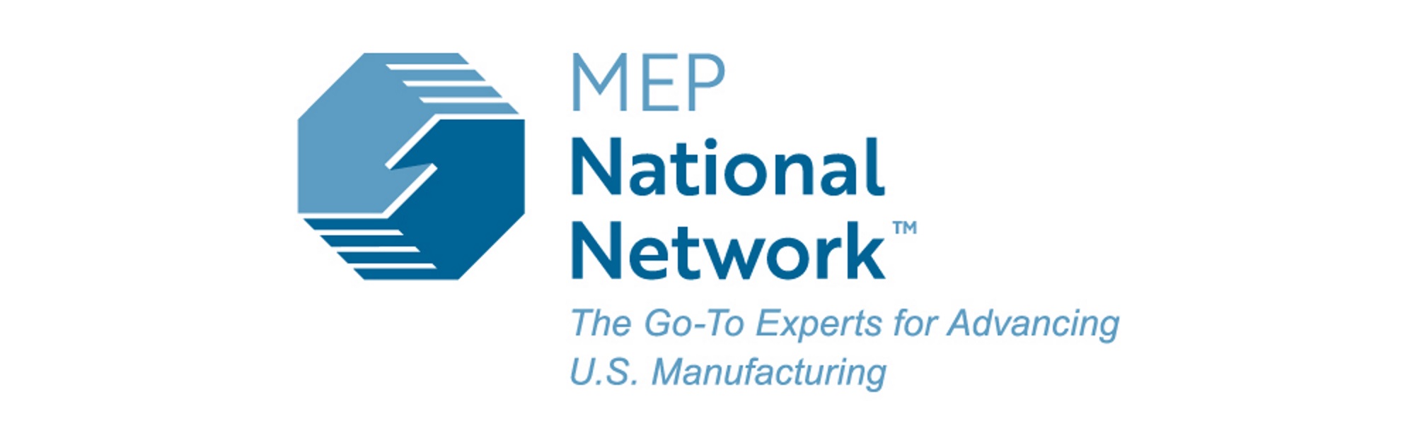 NIST MEP Logo: MEP National Network - The Go-To Experts for Advancing U.S. Manufacturing.